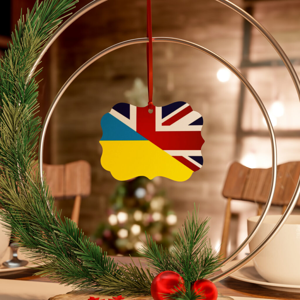 aluminum ornaments “Ukraine and England”