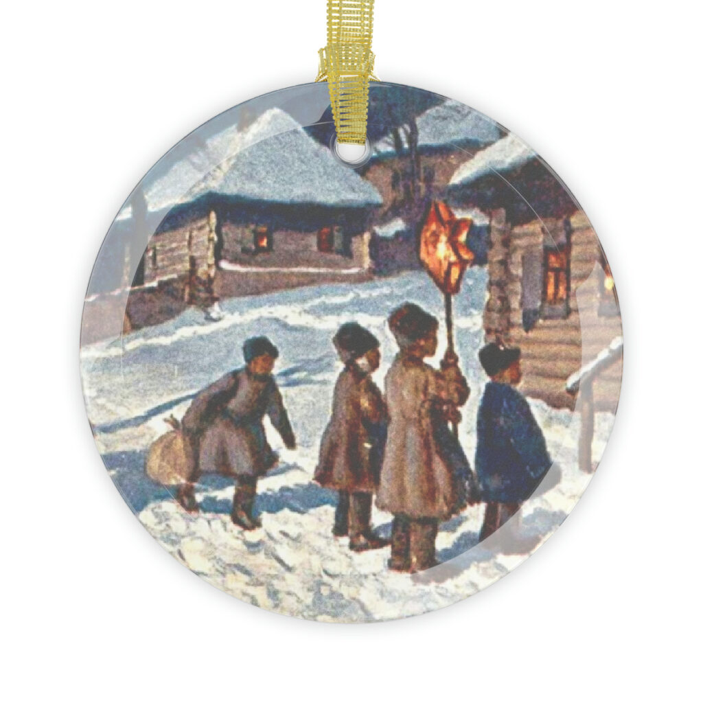 glass ornaments “Ukrainian holidays”