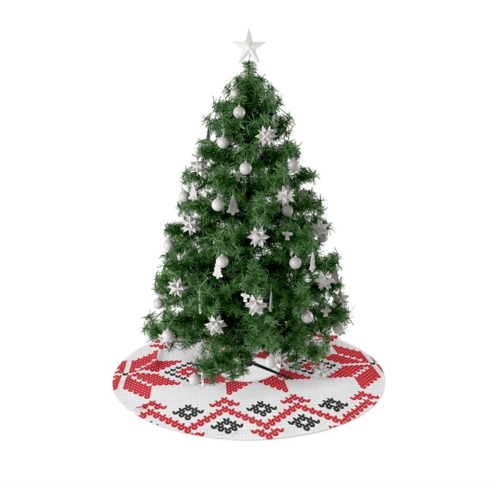 christmas tree skirts “Ukrainian ornament”