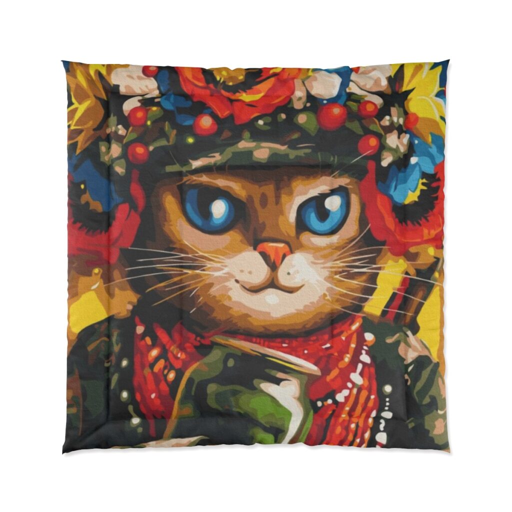 comforter “Ukrainian cat”