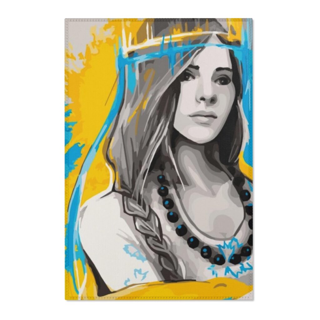 area rugs “Ukrainian girl”