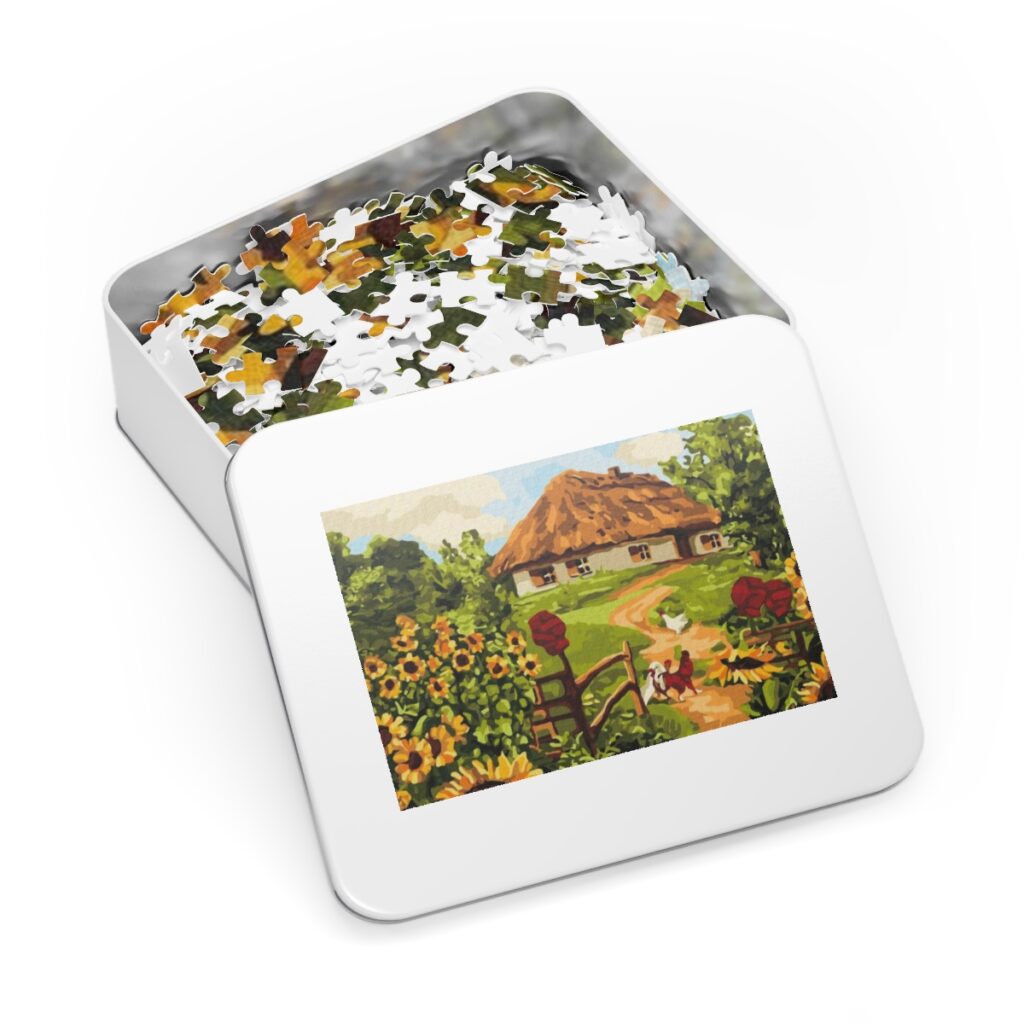 jigsaw puzzle “Ukrainian village”