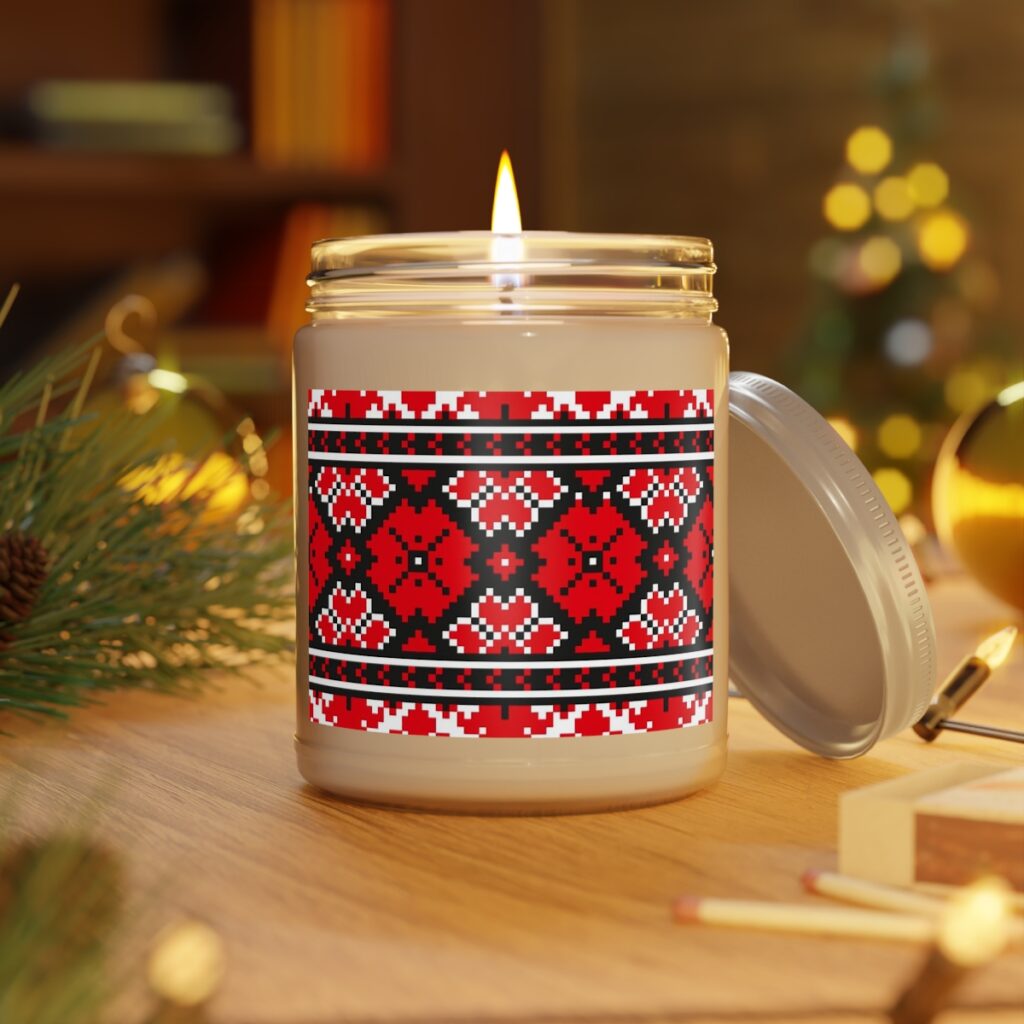 scented candles “Ukrainian embroidery”