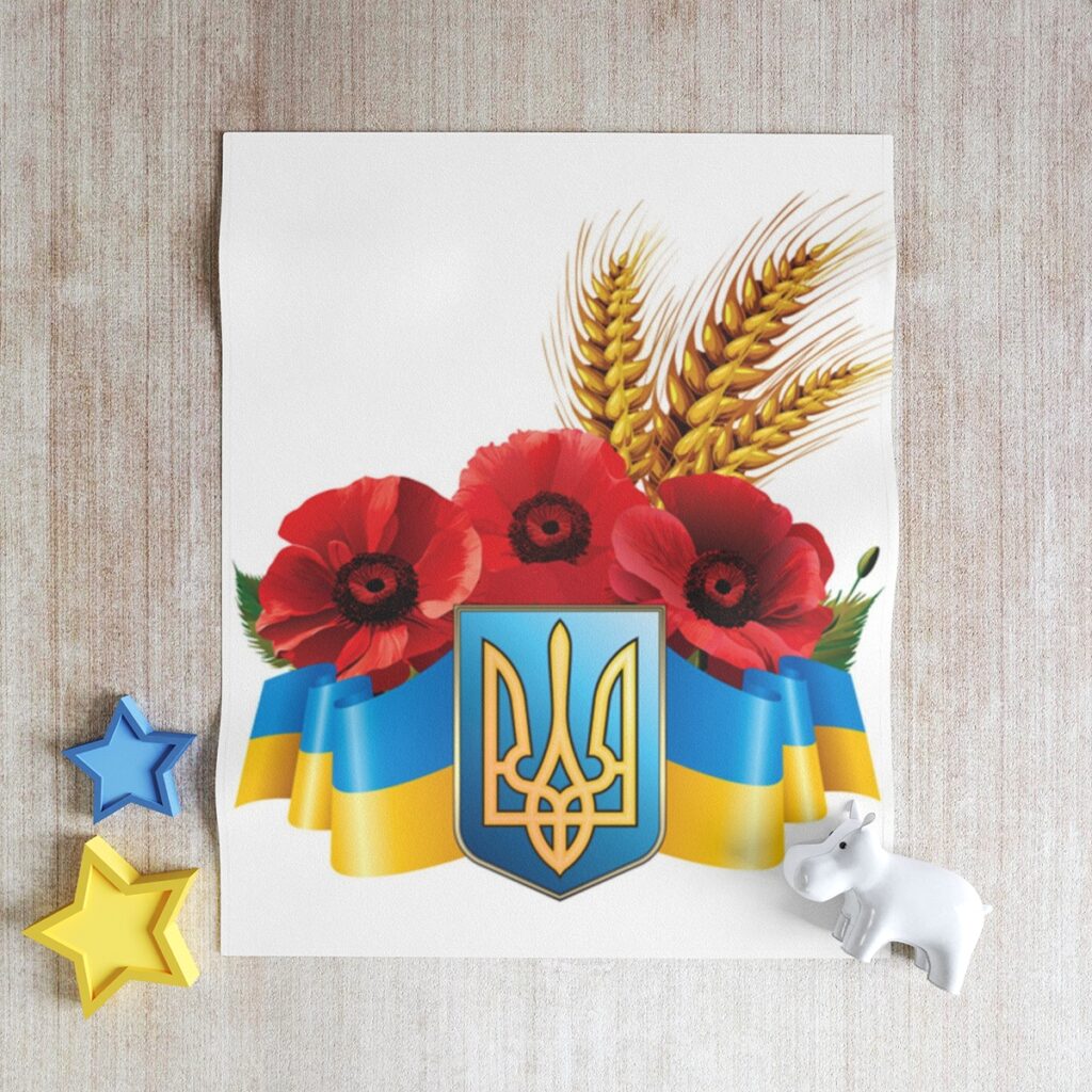 throw blanket “Ukrainian Symbolism”