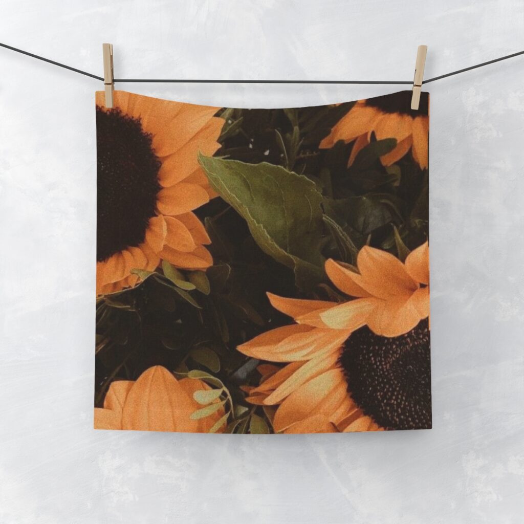 face towel “Ukrainian sunflowers”