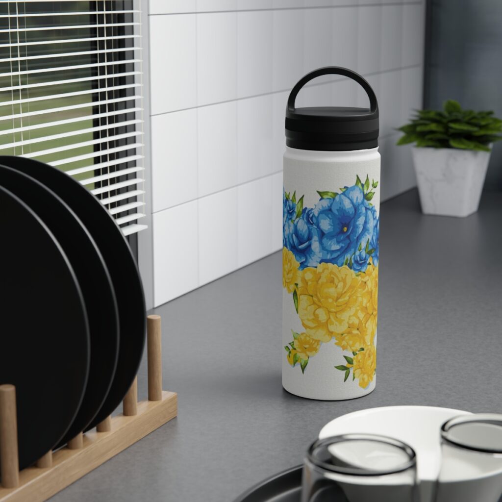 stainless steel water bottle “Ukraine”