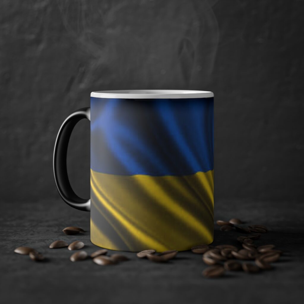 magic mug “Blue and Yellow Flag”