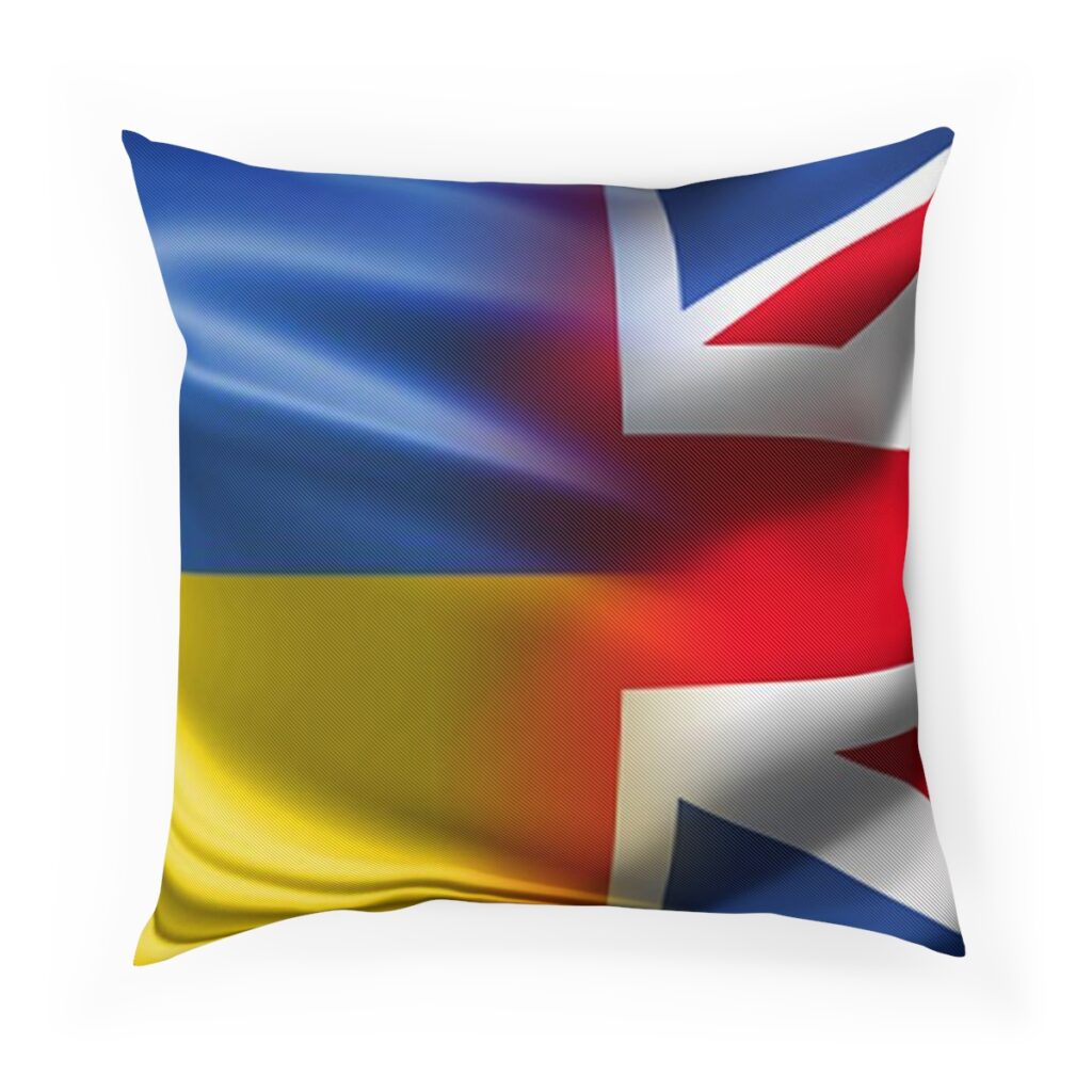 cushion “Ukraine and England”