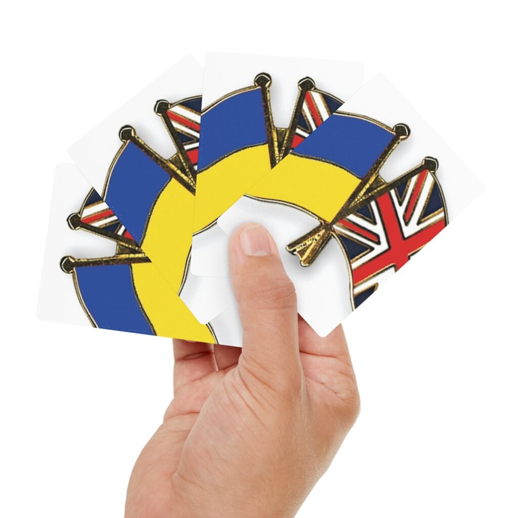 poker cards “Ukraine and England”