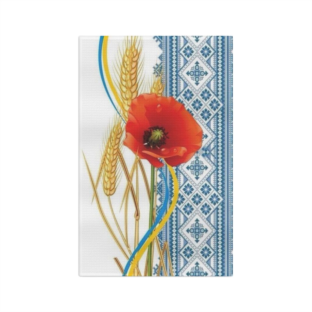 soft tea towel “Ukrainian poppy”