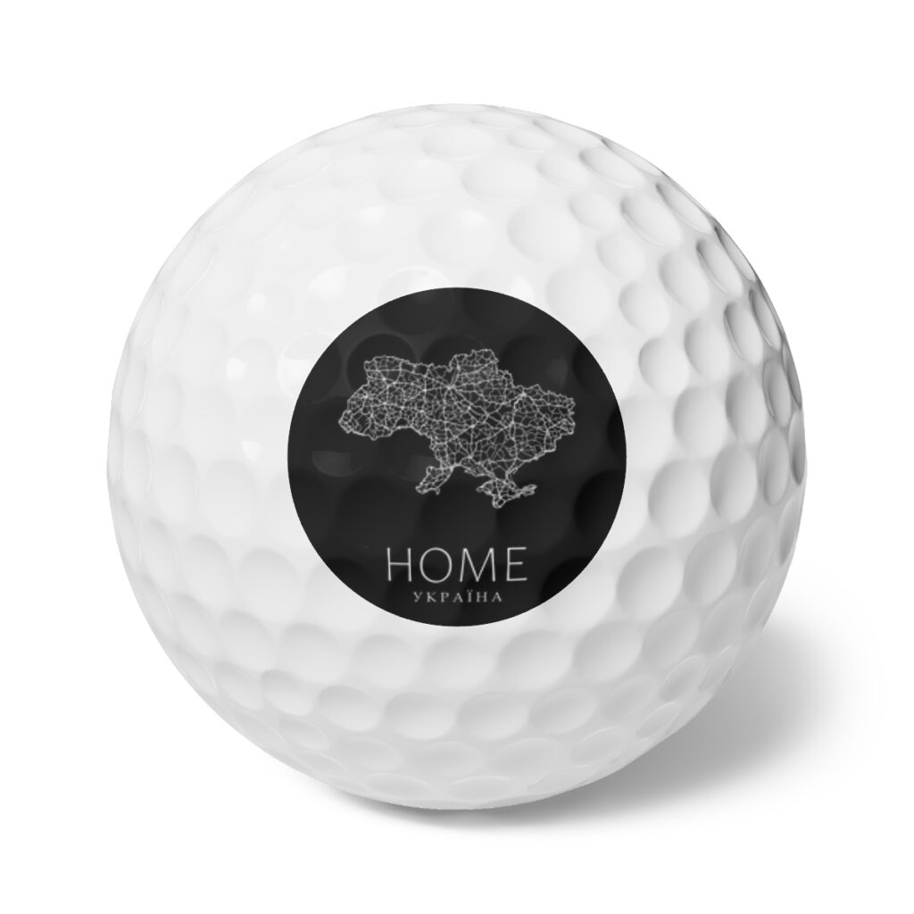 golf balls “Home Ukraine”