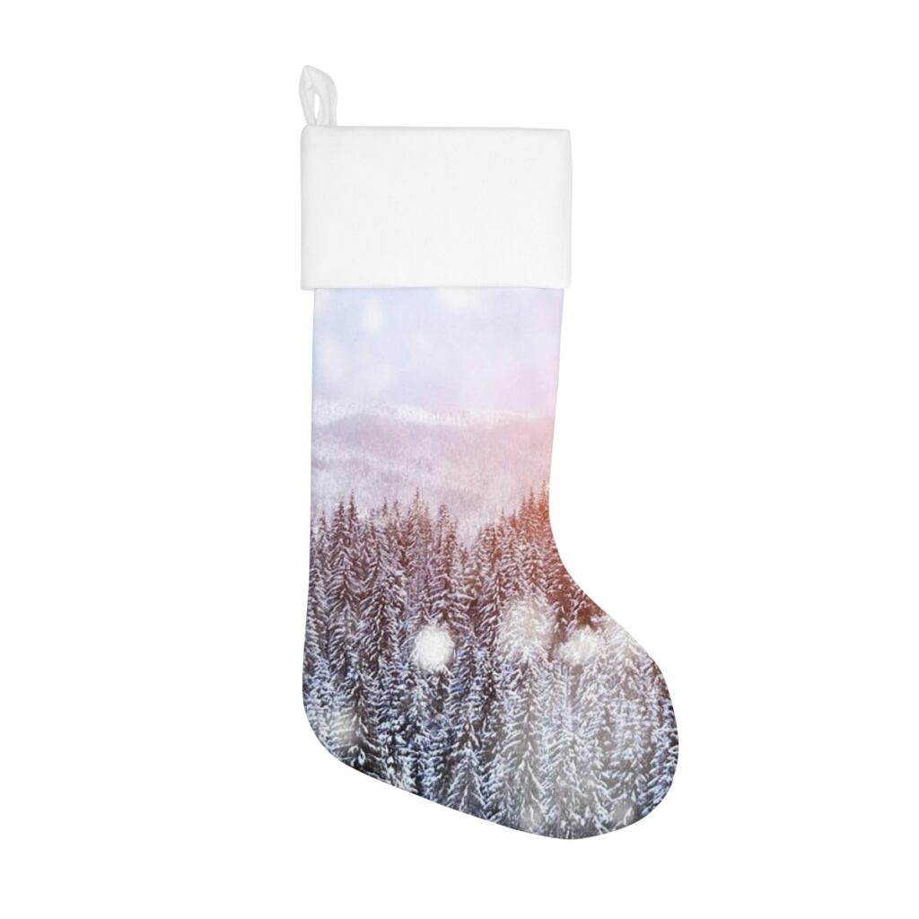 holiday stocking “Winter in the Carpathians”