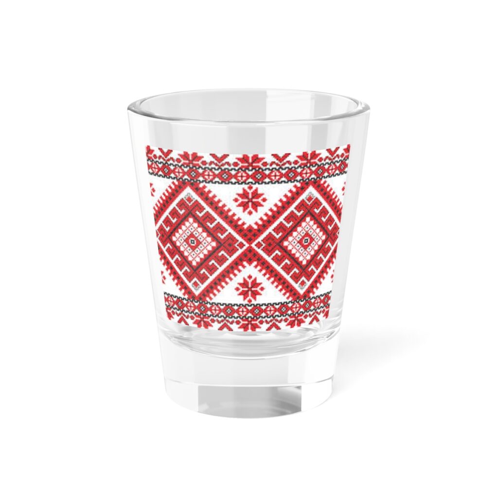 shot glass “Ukrainian embroidery”