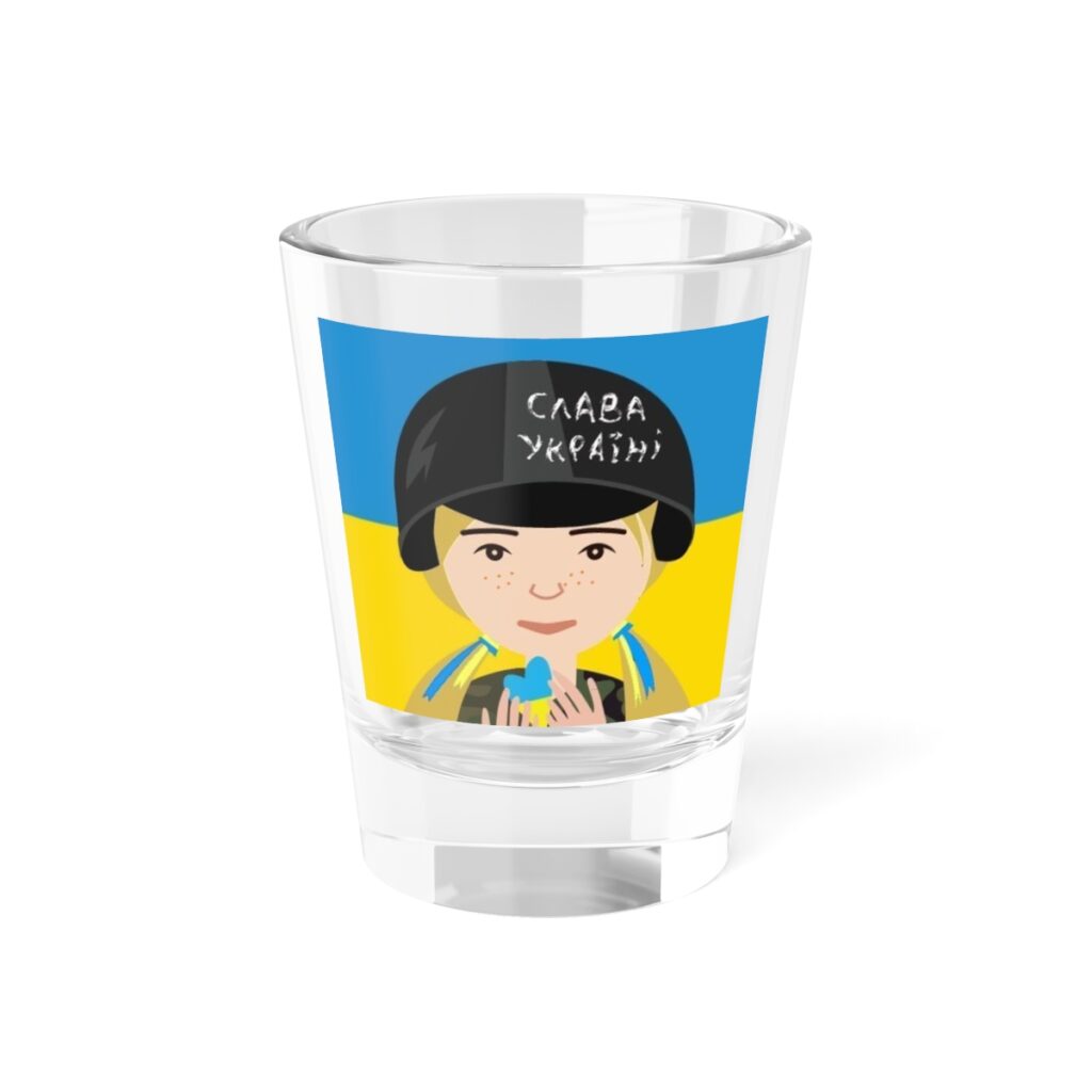 shot glass “Glory to Ukraine”