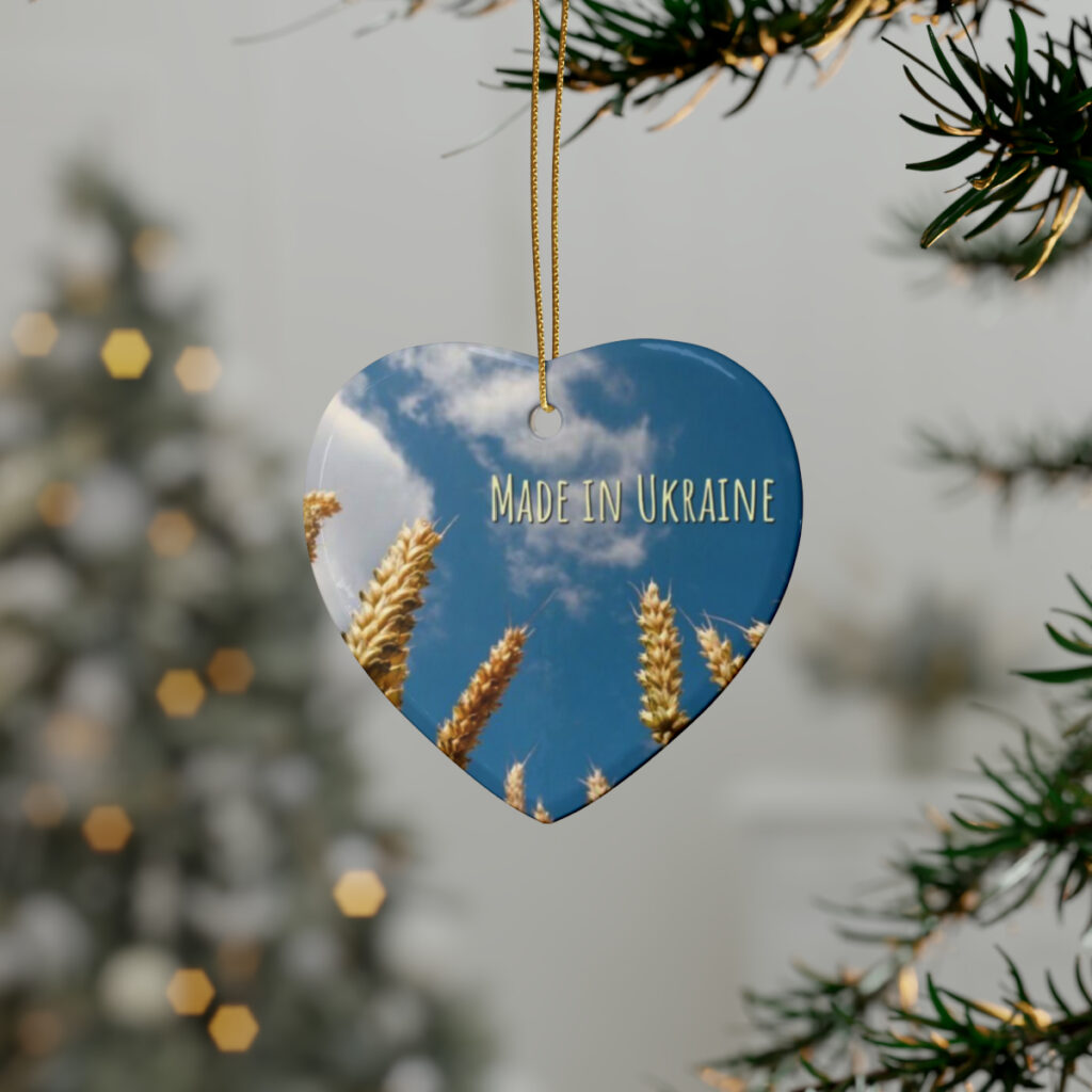 ceramic ornaments “Made in Ukraine”