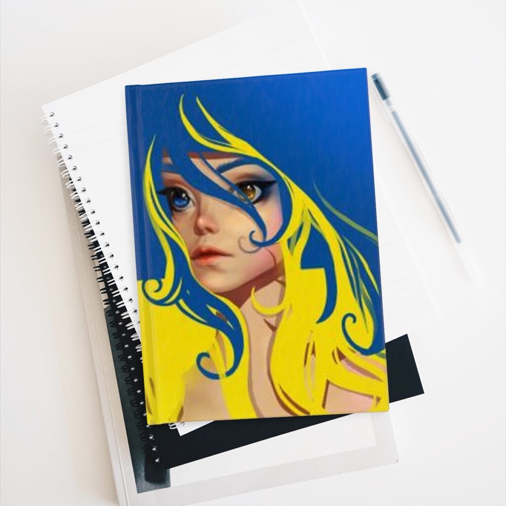 journal – blank “Blue and Yellow Avatar”