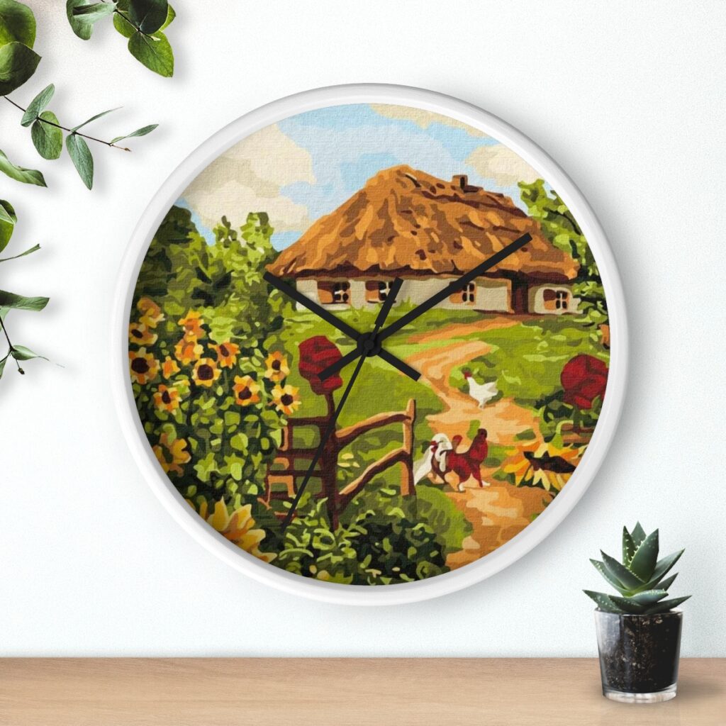 wall clock “Ukrainian Village”