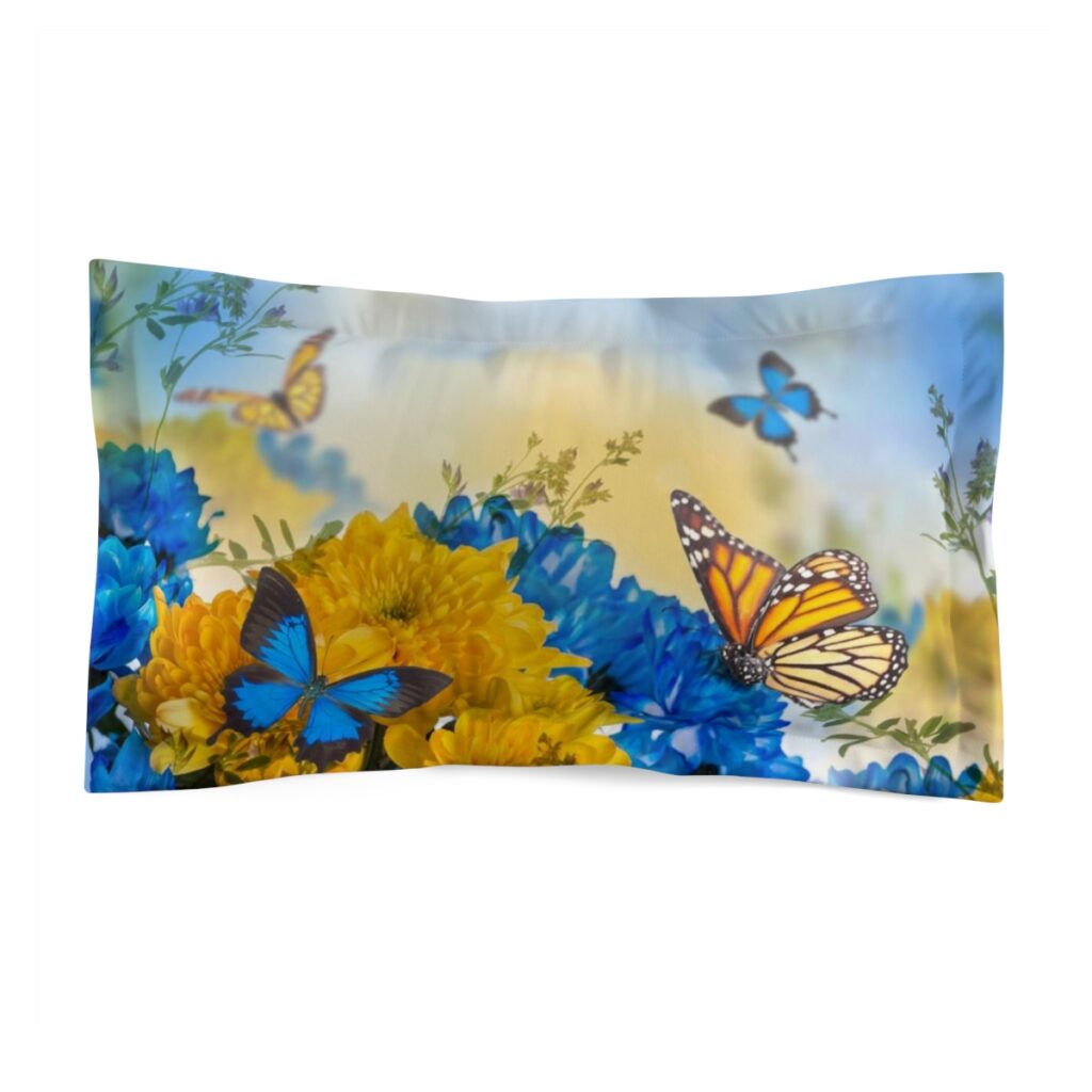 microfiber pillow sham “Ukrainian nature”