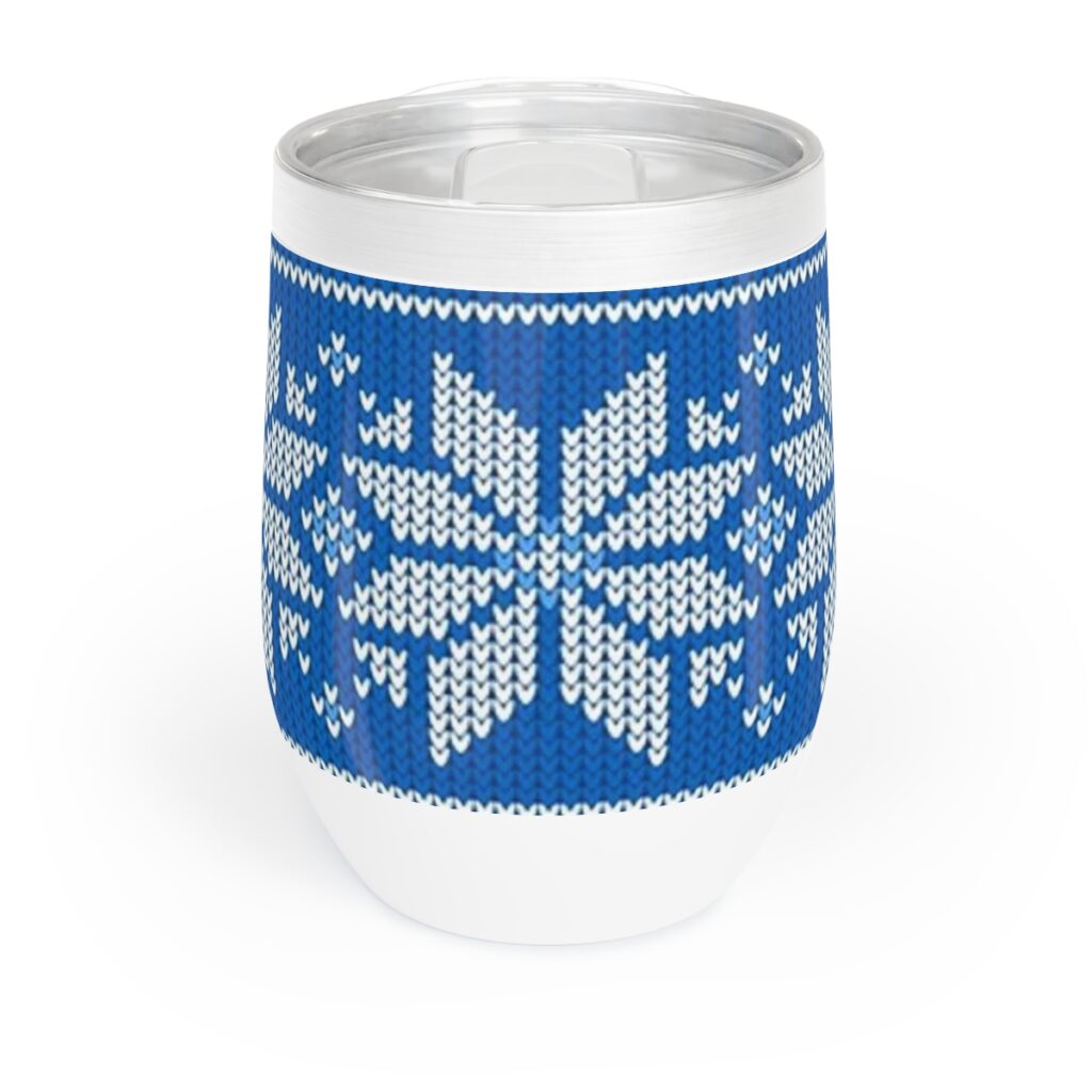 chill wine tumbler “Ukrainian embroidery”