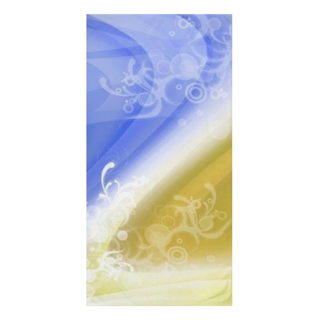 mink-cotton towel “Blue-yellow”