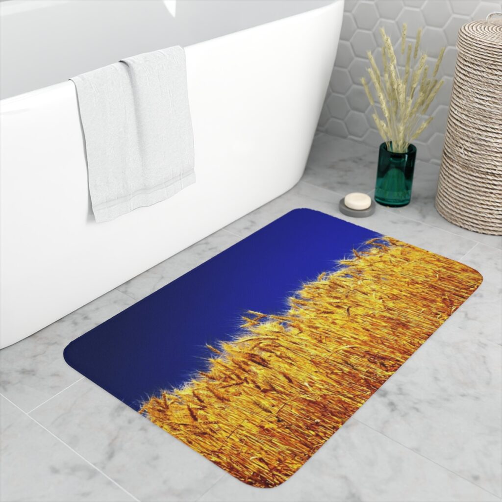 memory foam bath mat “Ukrainian Wheat”