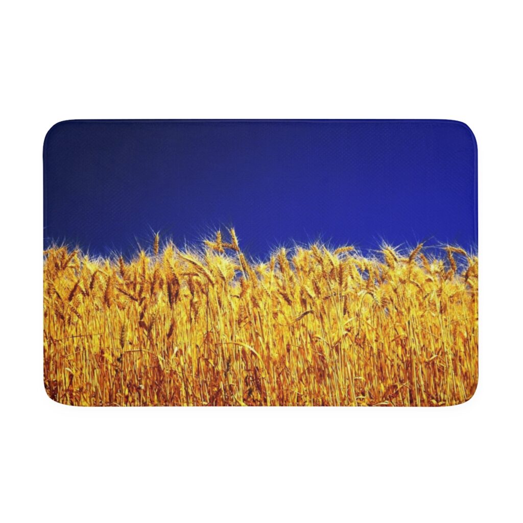 memory foam bath mat “Ukrainian Wheat”