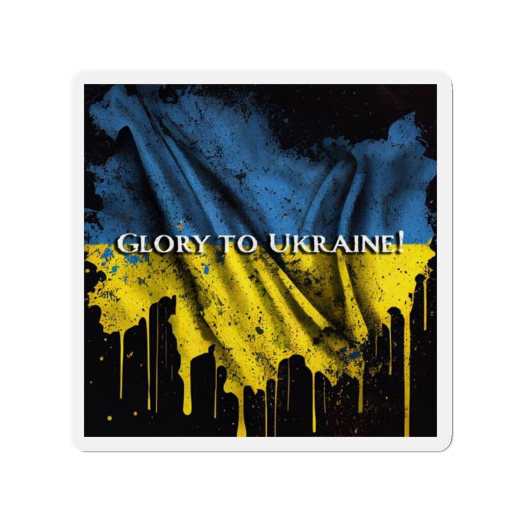 die-cut magnets “Glory to Ukraine”