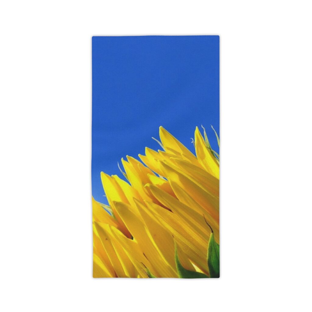 beach towels “Ukrainian yellow tulips”