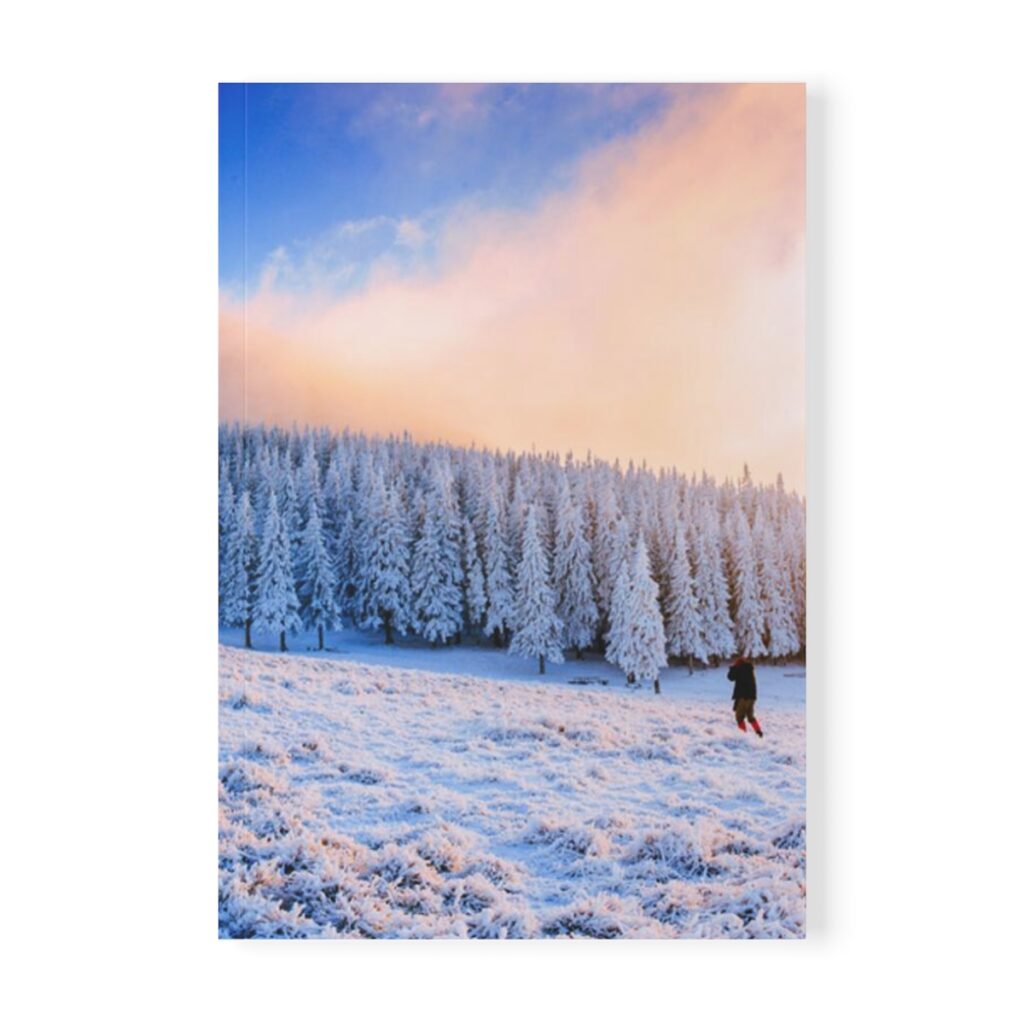 softcover notebook “Ukrainian Winter Carpathians”