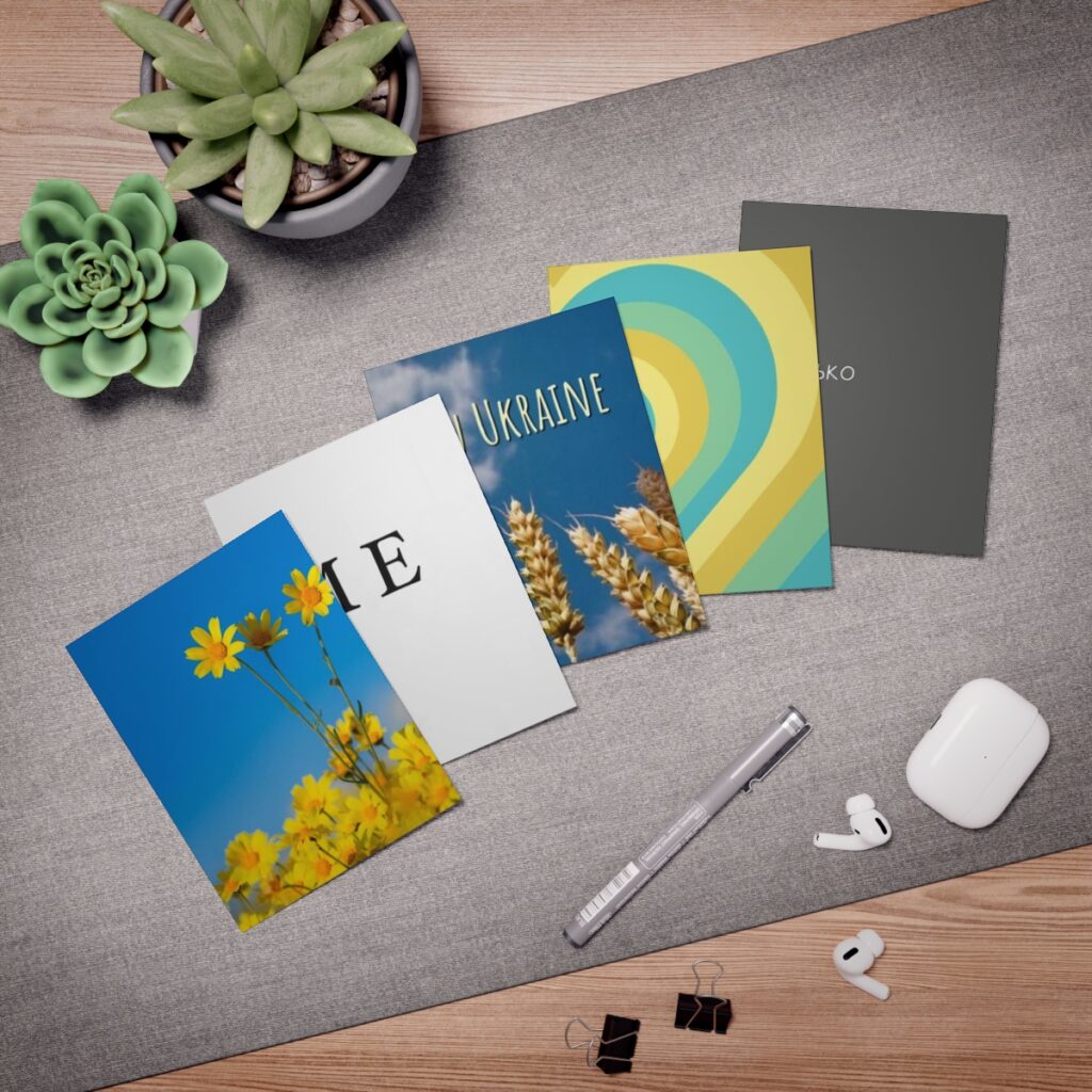 multi-design greeting cards “Ukrainian”