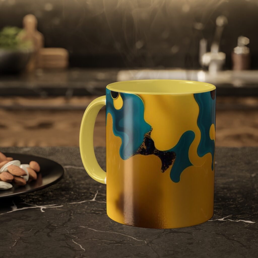 colorful mugs “Blue-yellow”